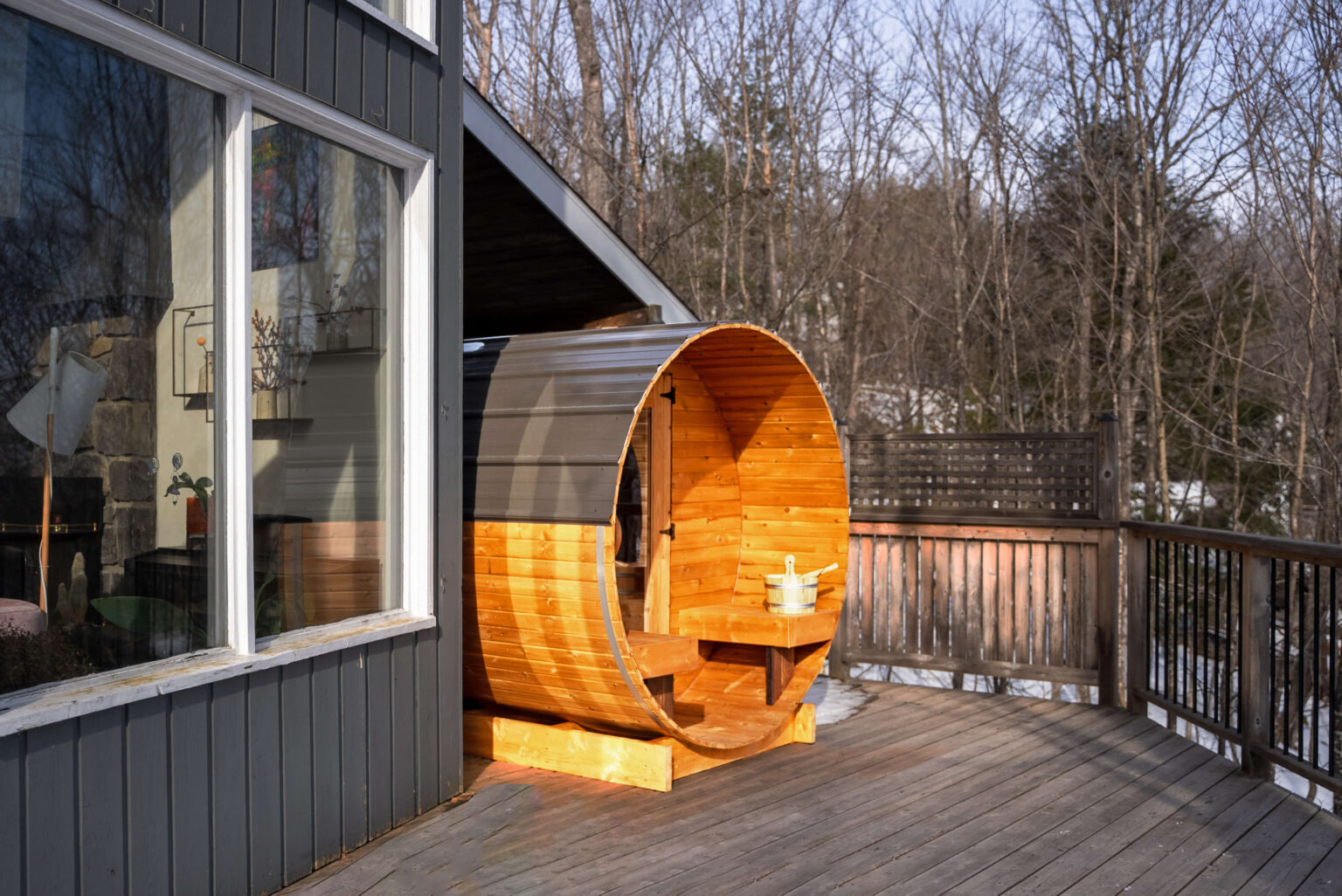 Mobile Barrel Sauna Rental Sauna Rental in Quebec
